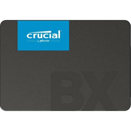 SSD|CRUCIAL|BX500|500GB|SATA 3.0|Write speed 500 MBytes/sec|Read speed 550 MBytes/sec|2,5"|TBW 120 TB|MTBF 1500000 hours|CT500BX500SSD1