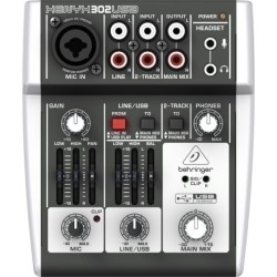 Behringer X302USB audio...