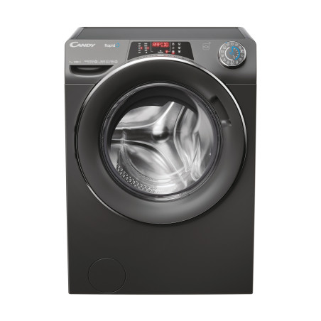 Candy | Washing Machine | RO41276DWMCRT-S | Energy efficiency class A | Front loading | Washing capacity 7 kg | 1200 RPM | Depth 45 cm | Width 60 cm | Display | TFT | Steam function | Wi-Fi | Anthracite
