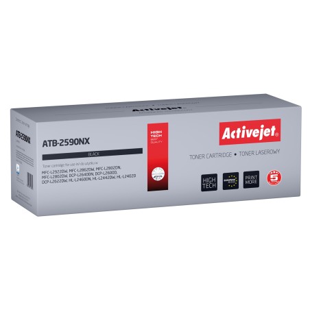 Activejet ATB-2590NX Toner for Brother printers; Replacement Brother TN2590XL; Supreme; 3000 pages; black)