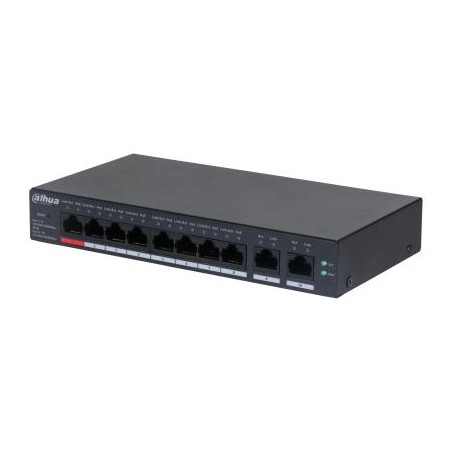 Switch|DAHUA|CS4010-8GT-110|Type L2|Desktop/pedestal|8x10Base-T / 100Base-TX / 1000Base-T|PoE ports 8|DH-CS4010-8GT-110