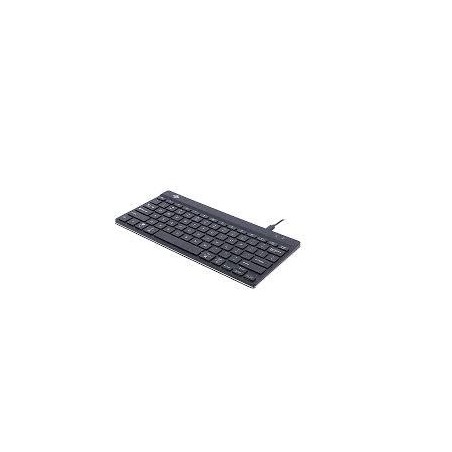 KEYBOARD COMPACT BREAK ENG/BLACK RGOCOUSWDBL R-GO TOOLS