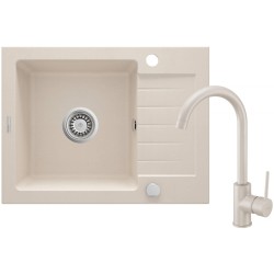 Granite sink with 1-bowl...