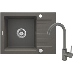 Granite sink with 1-bowl...