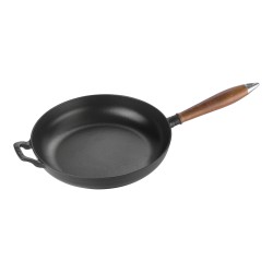 Cast iron frying pan with...