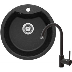 Granite sink with 1-bowl...