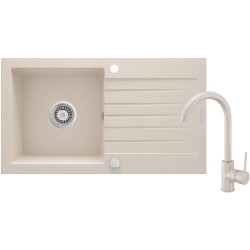 Granite sink with 1-bowl...