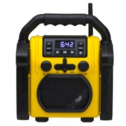 Jobsite radio with...