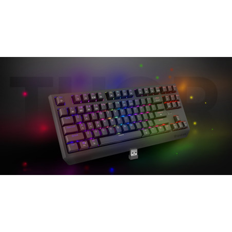 GENESIS Thor 230 TKL keyboard Gaming USB + RF Wireless + Bluetooth QWERTY Grey