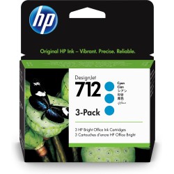 HP 712 3-pack 29-ml Cyan...