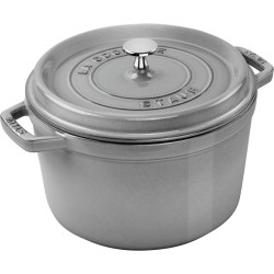 Staub Round Cast Iron Pot -...
