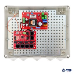 Zestaw do 5 kamer IP switch...