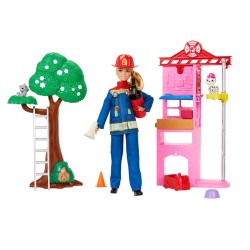 Barbie Firefighter Playset...