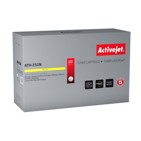 Activejet ATH-252N Toner (replacement for HP 504A CE252A, Canon CRG-723Y; Supreme; 7000 pages; yellow)