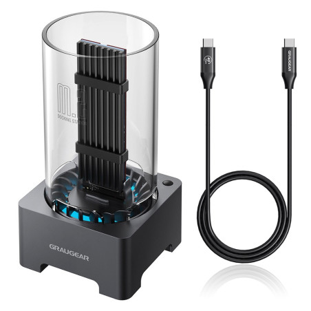 Docking Station GRAUGEAR USB 4.0 for M.2 PCIe NVMe