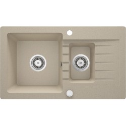 1.5-bowl granite sink with...