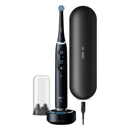 Oral-B | iO10 Series | Electric Toothbrush | Rechargeable | For adults | ml | Number of heads | Cosmic Black | Number of brush heads included 1 | Number of teeth brushing modes 7
