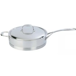 Deep frying pan with 2...