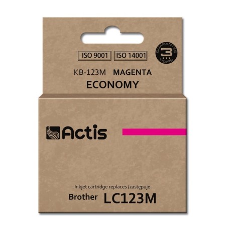 Actis KB-123M Ink (replacement for Brother LC123M/LC121M; Standard; 10 ml; magenta)