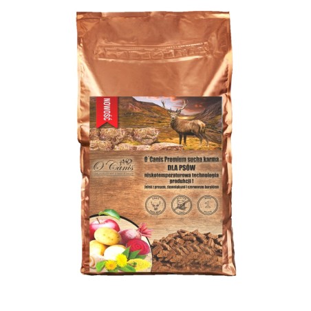 O'CANIS Deer with millet, potatoes, and red beet - dry dog food - 12kg