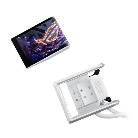 Asus ROG RYUO IV 360 ARGB Wht - all-in-one water cooling, 12 cm (white)