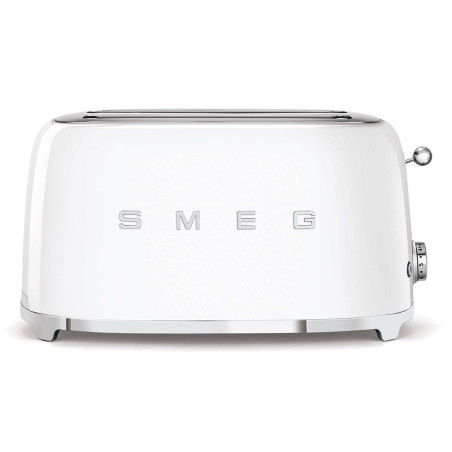 SMEG Toaster 2-slice 4-slot 50'Style White TSF02WHEU