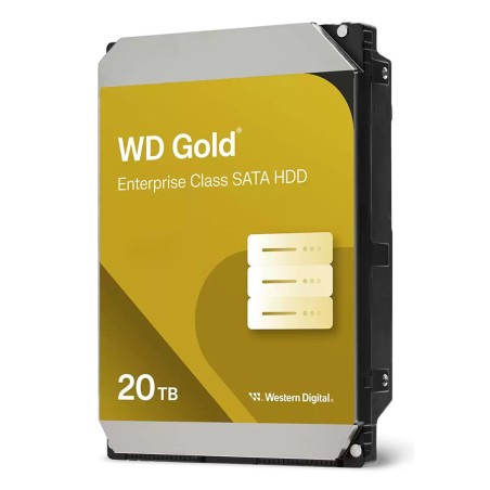 Western Digital Gold WD203KRYZ internal hard drive 20 TB 7200 RPM 512 MB 3.5" Serial ATA