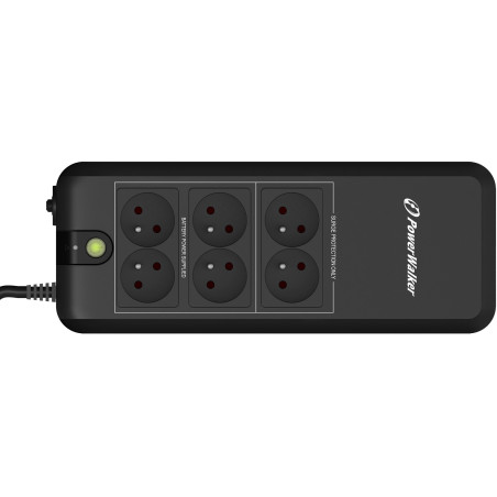PowerWalker VFD 600 APFC FR uninterruptible power supply (UPS) Standby (Offline) 0.6 kVA 300 W 6 AC outlet(s)