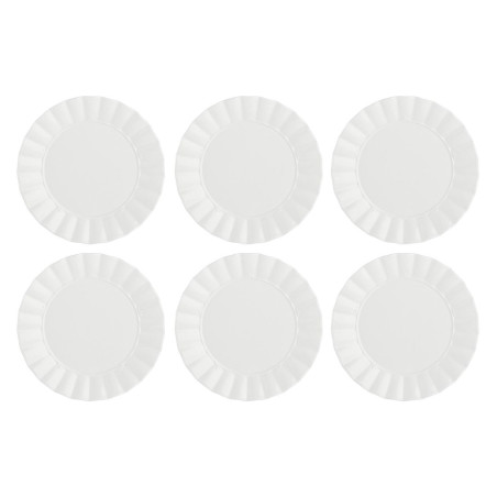 Set of 6 Ducale Dinner Plates - White, 26.5 cm