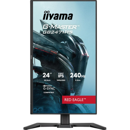 iiyama G-MASTER GB2471HS-B1 computer monitor 60.5 cm (23.8") 1920 x 1080 pixels Full HD Black