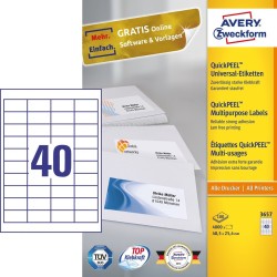 Avery 3657 self-adhesive...