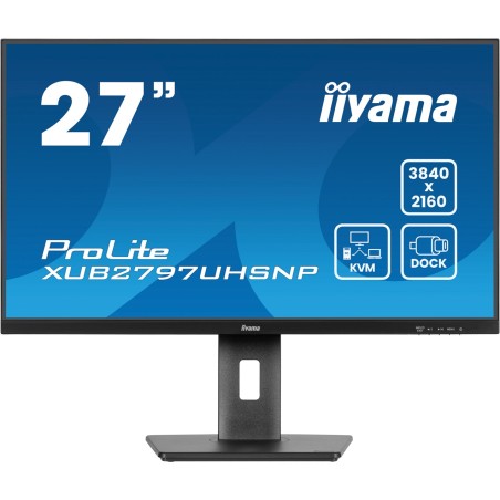iiyama ProLite XUB2797UHSNP-B1 computer monitor 68.6 cm (27") 3840 x 2160 pixels 4K Ultra HD LED Black
