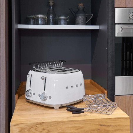 Toaster Smeg for 4 slices, white