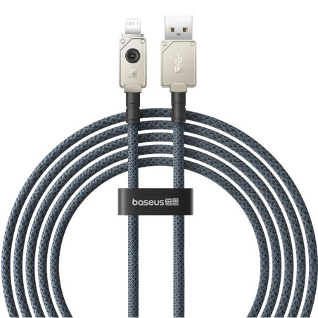 Baseus Unbreakable USB A to iP cable 2 m 5V-2.4A White