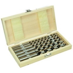 wood drill bit set in case...