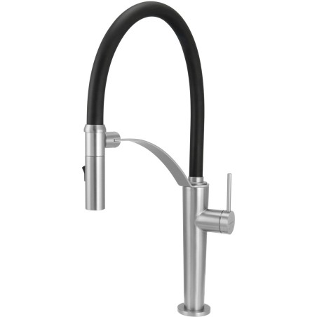 Kitchen faucet with flexible spout - 2 types of spray