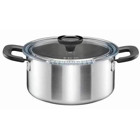 Pot 3L stainless steel with lid Functional