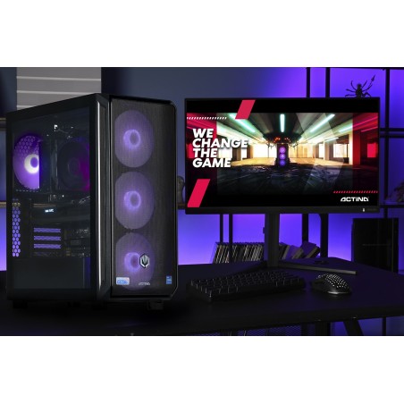 Actina 5901443410362 PC Intel® Core™ i5 i5-14400F 32 GB DDR5-SDRAM 1 TB SSD Intel Arc B580 Windows 11 Home Midi Tower Black