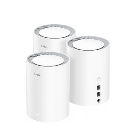 Cudy M1800 3-pack Dual-band (2.4 GHz / 5 GHz) Wi-Fi 6 (802.11ax) White 1 Internal