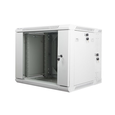 Lanberg WF02-6609-10S rack cabinet 9U Wall mounted rack Grey