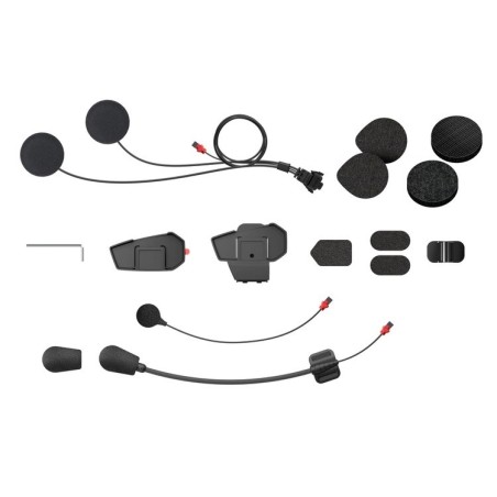 Sena SPIDER-ST1-A01 Mounting kit for intercom with built-in microphones and loudspeakers Black