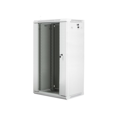Lanberg WF01-6422-10S rack cabinet 22U Wall mounted rack Grey