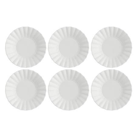 Set of 6 Ducale Soup Plates - White, 22 cm