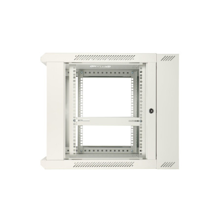 Extralink Rackmount cabinet 12U 600x600 AZH Gray wall mounted, swing type
