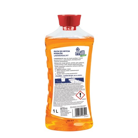 Mill Clean orange scented floor cleaner 1 L