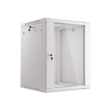 Lanberg WF01-6615-10S rack cabinet 15U Wall mounted rack Grey