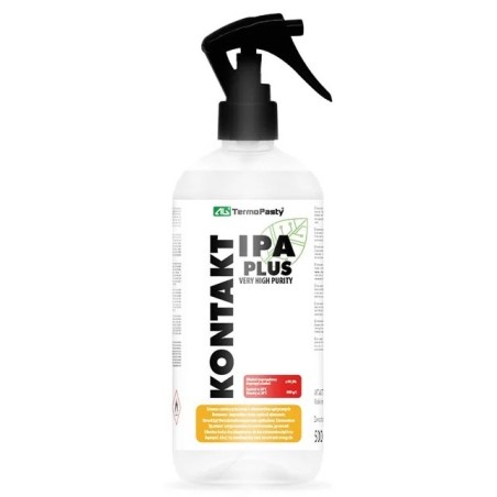 KONTAKT IPA PLUS. High purity alcohol isopropyl. Removes all impurities from optical elements. Leaves no marks or stains. Has degreasing properties. Plastic bottle 500 ml.