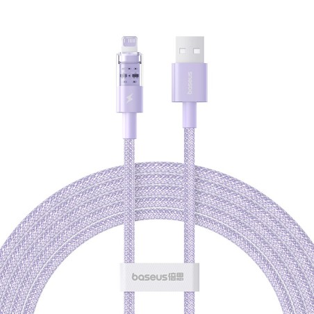 Baseus Gem USB to IP 2.4A fast charging cable 2 m Purple