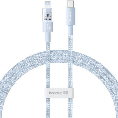 Baseus Gem USB-C to iP fast charging cable 1 m 20 W Blue
