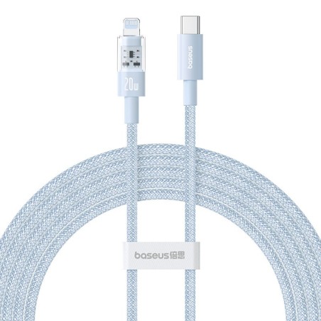 Baseus Gem USB-C to iP fast charging cable 2 m 20 W Blue